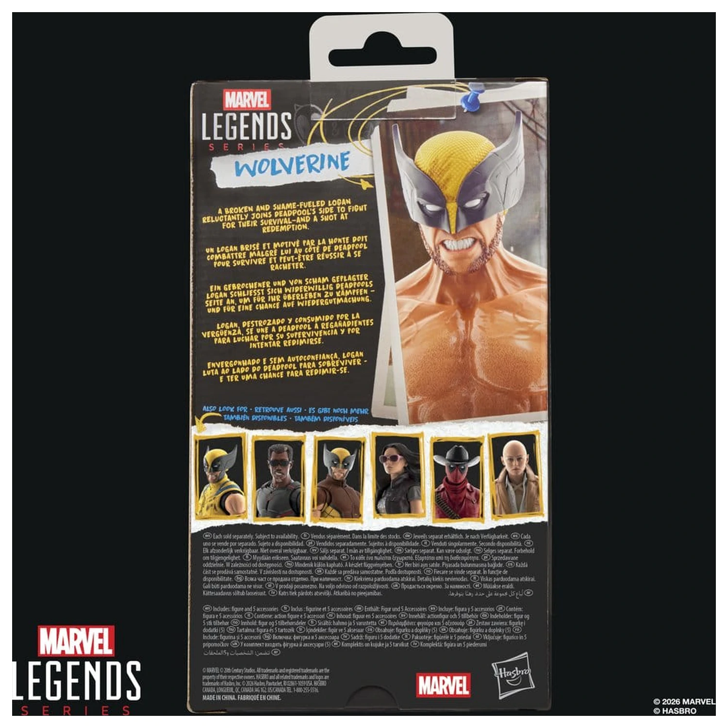 Deadpool & Wolverine Marvel Legends Actionfigur Wolverine 15 cm Produktfoto