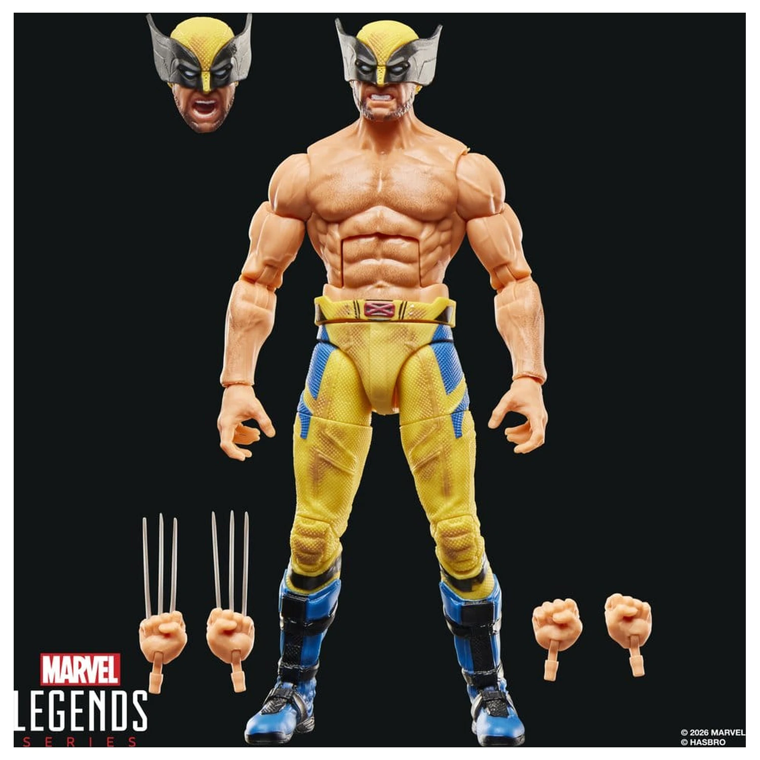Deadpool & Wolverine Marvel Legends Actionfigur Wolverine 15 cm Produktfoto