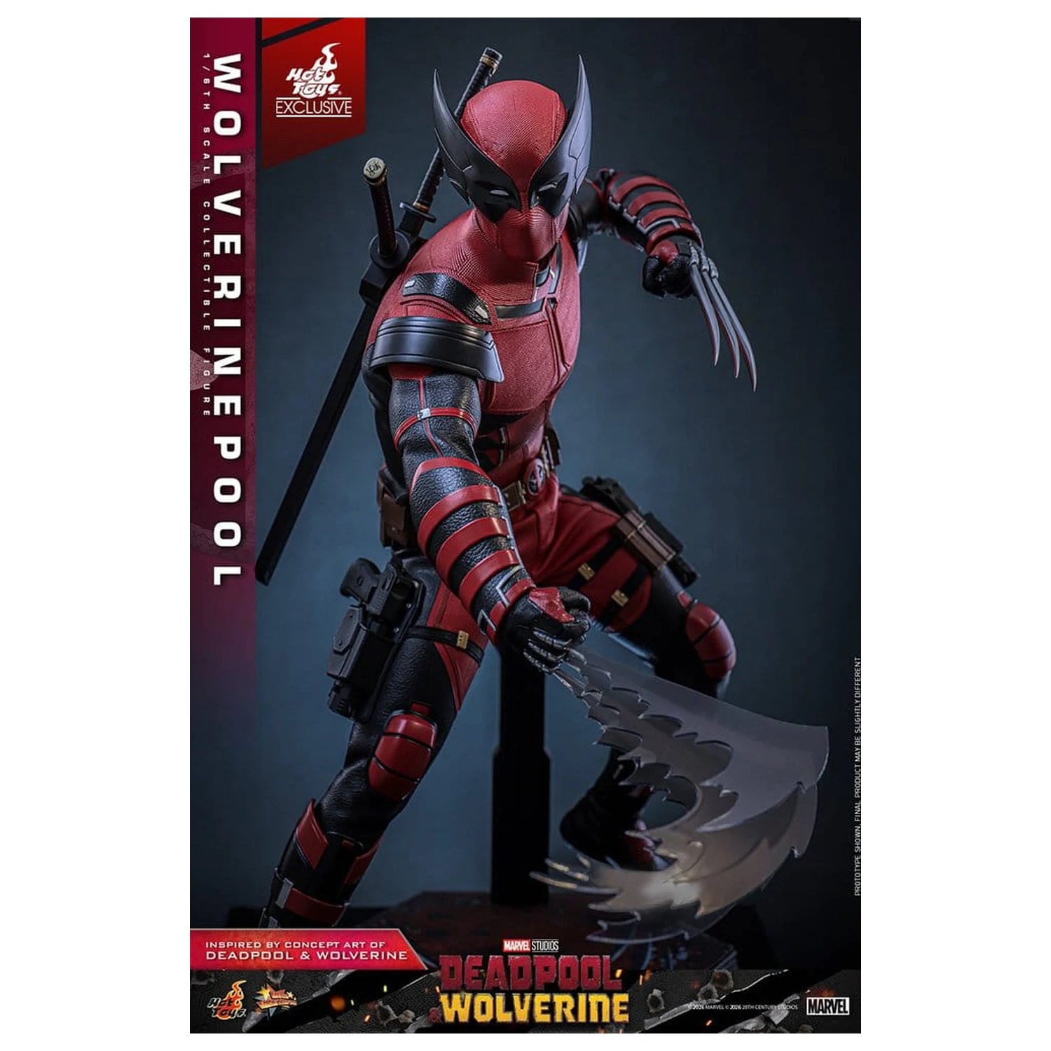 Deadpool & Wolverine Movie Masterpiece Action Figur 1/6 Wolverinepool 31 cm Produktfoto