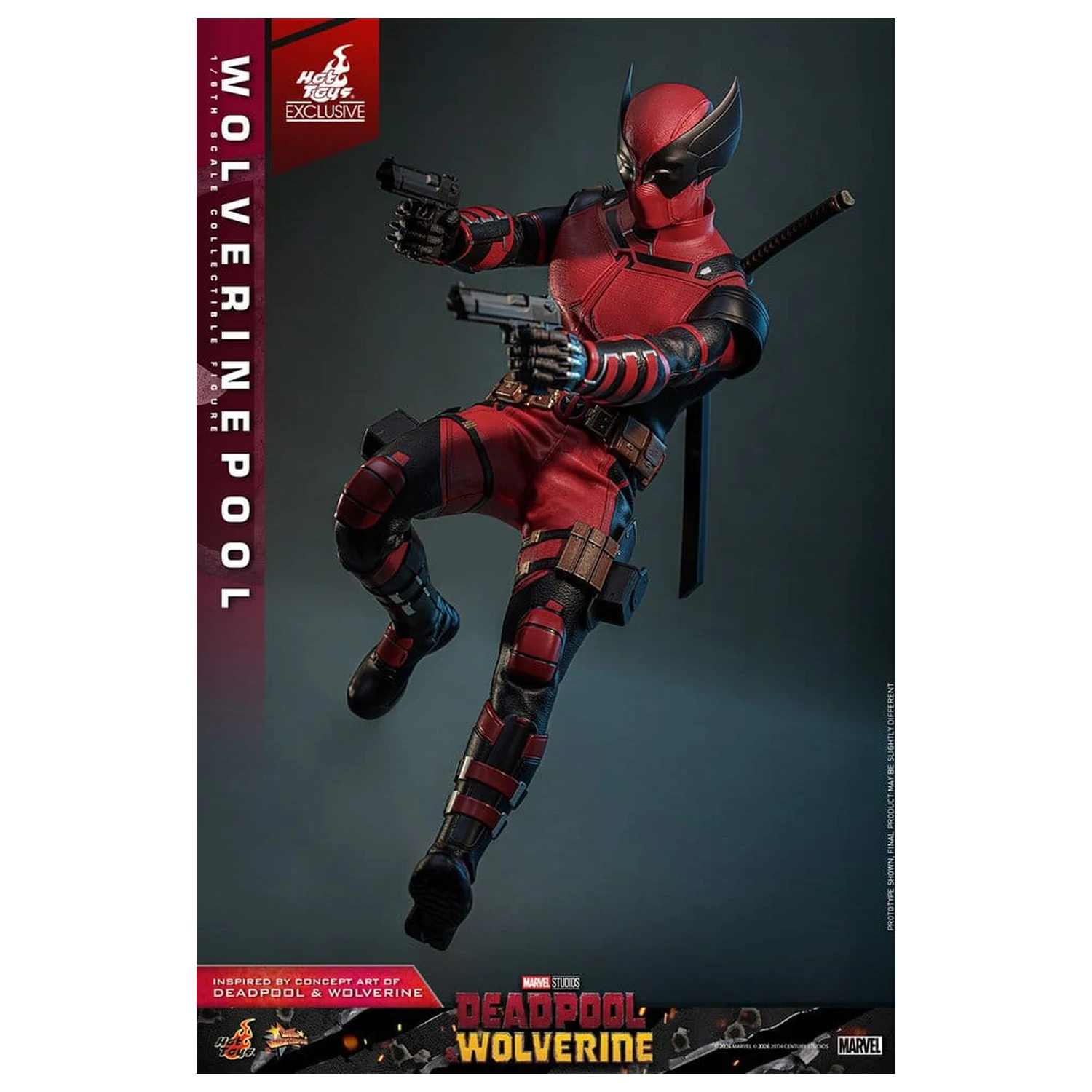 Deadpool & Wolverine Movie Masterpiece Action Figur 1/6 Wolverinepool 31 cm Produktfoto