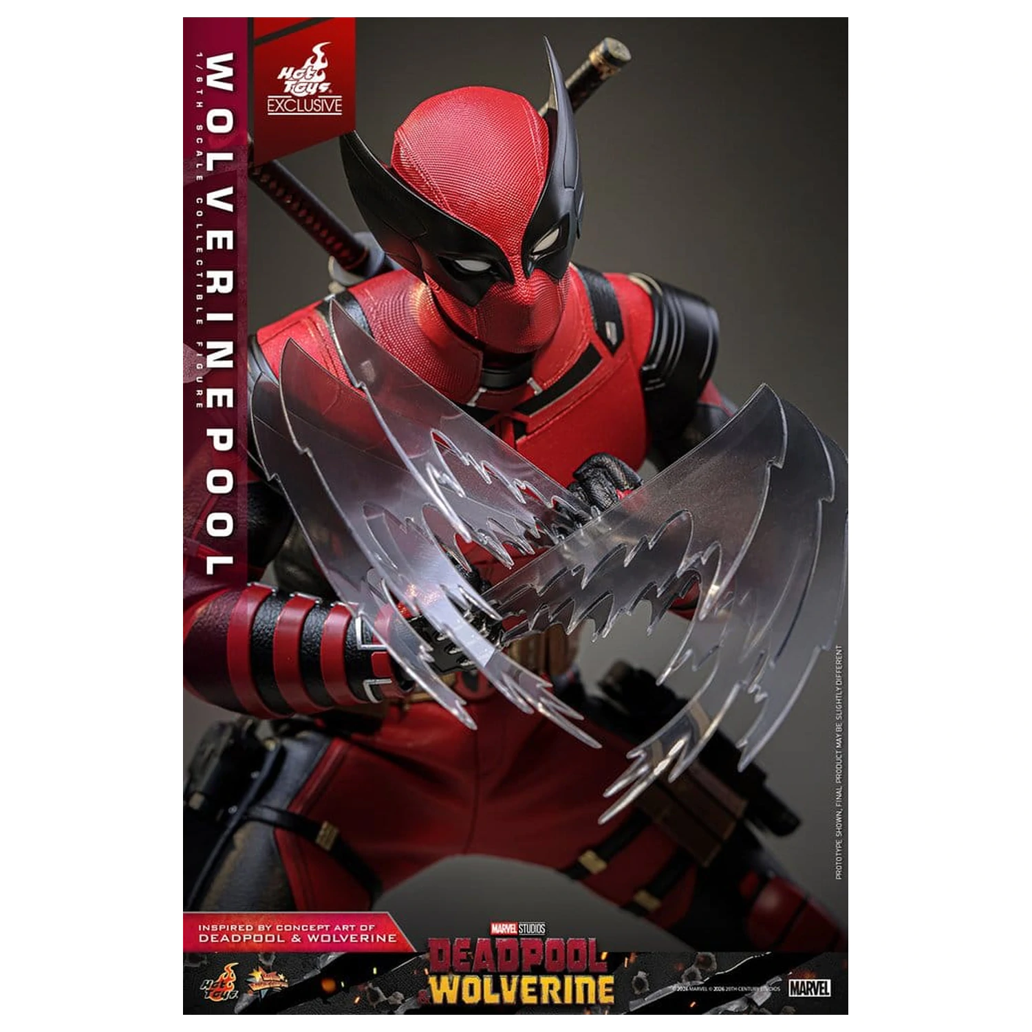 Deadpool & Wolverine Movie Masterpiece Action Figur 1/6 Wolverinepool 31 cm Produktfoto