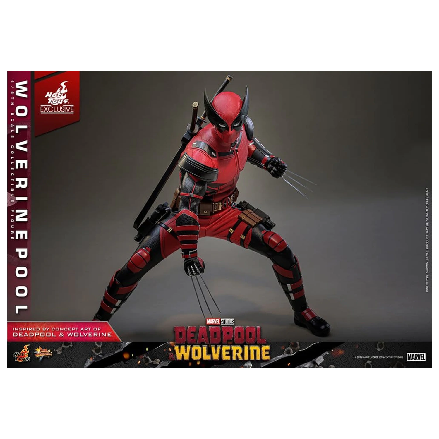 Deadpool & Wolverine Movie Masterpiece Action Figur 1/6 Wolverinepool 31 cm Produktfoto