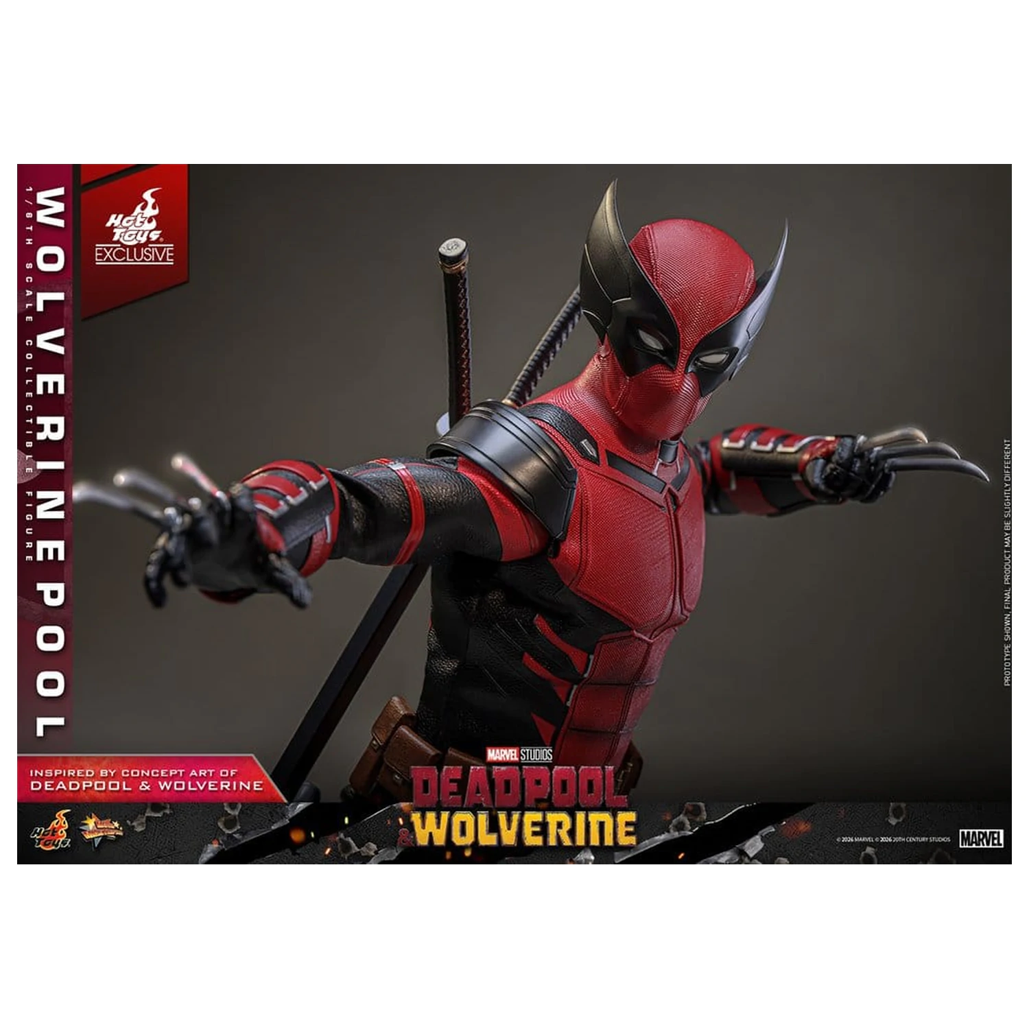 Deadpool & Wolverine Movie Masterpiece Action Figur 1/6 Wolverinepool 31 cm Produktfoto