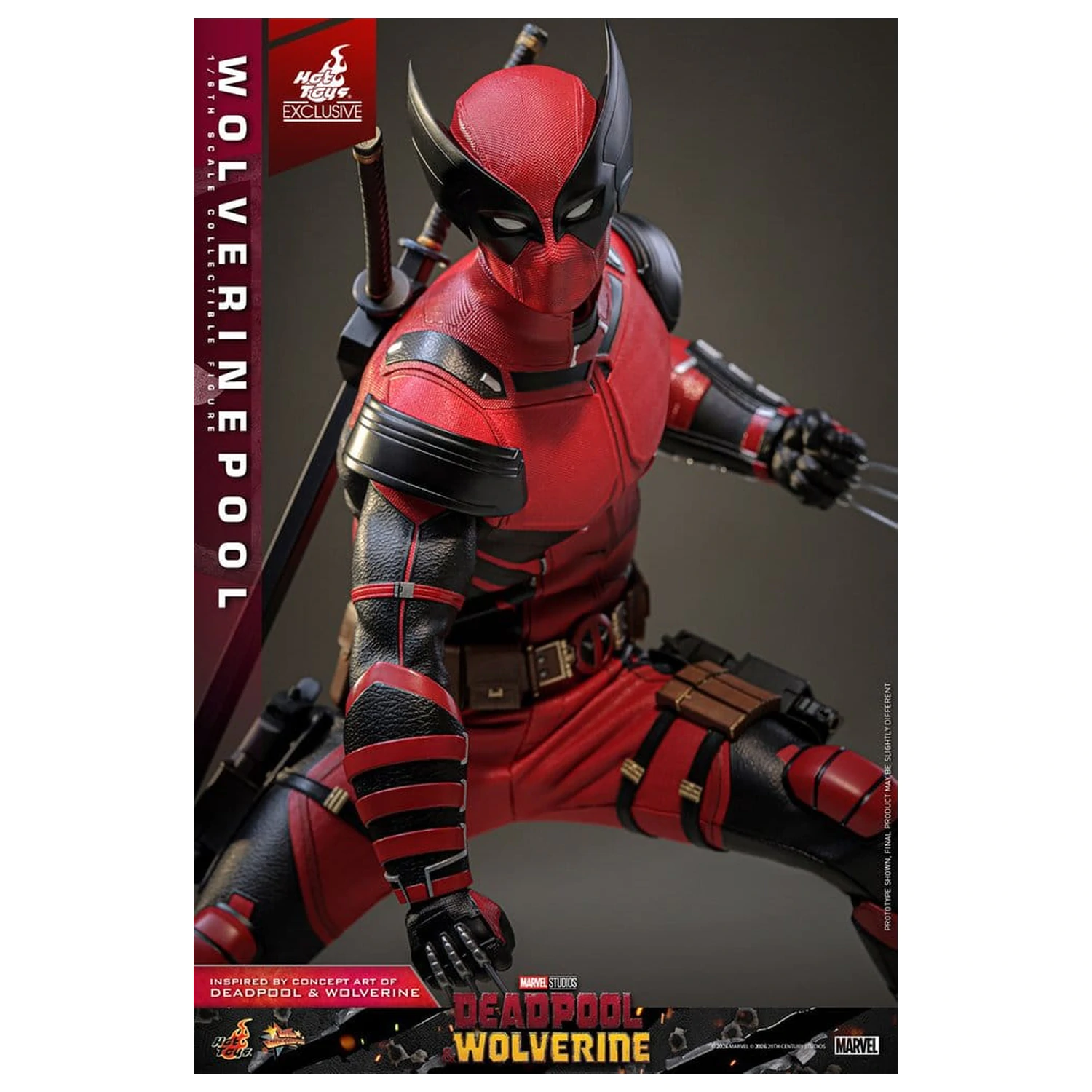Deadpool & Wolverine Movie Masterpiece Action Figur 1/6 Wolverinepool 31 cm Produktfoto
