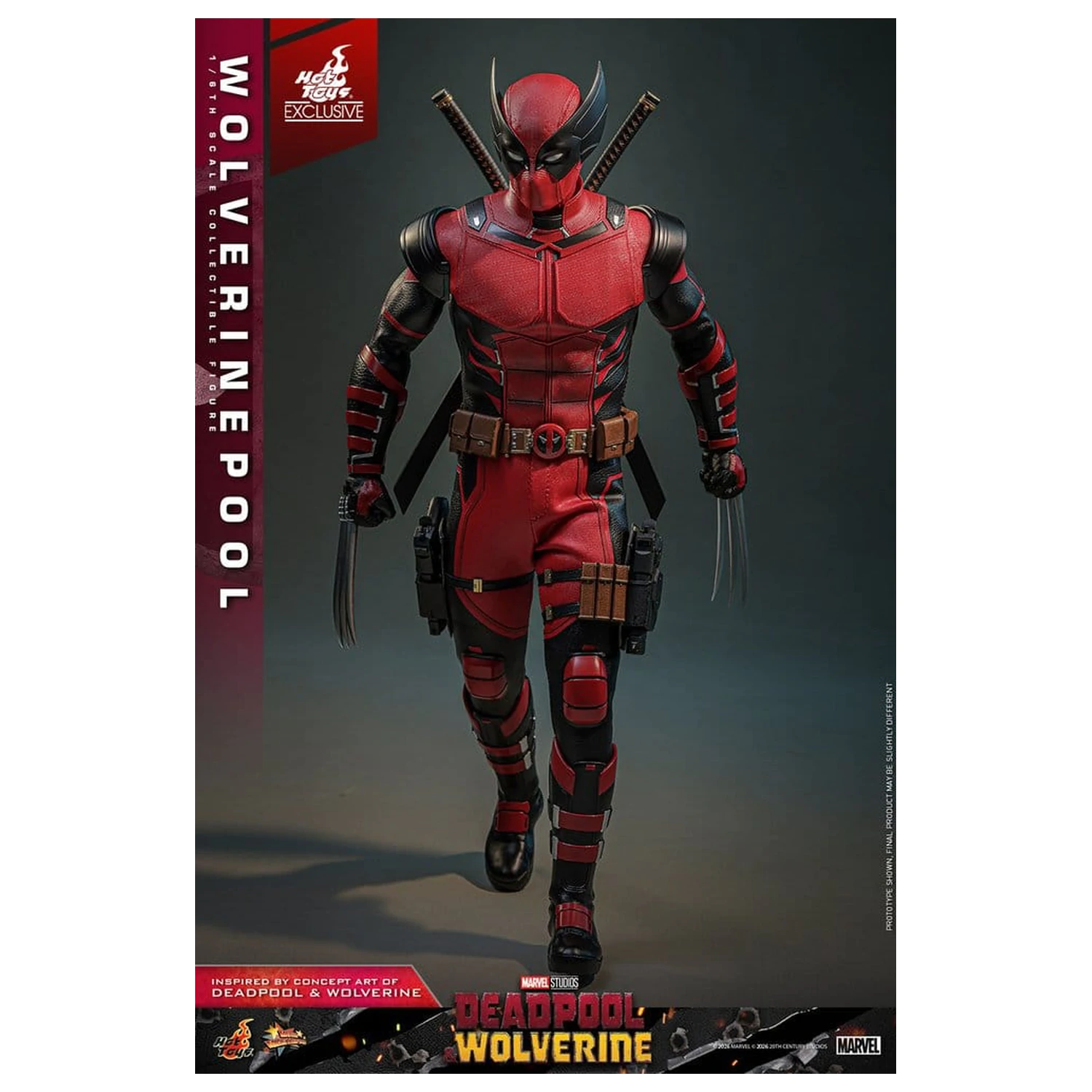 Deadpool & Wolverine Movie Masterpiece Action Figur 1/6 Wolverinepool 31 cm Produktfoto