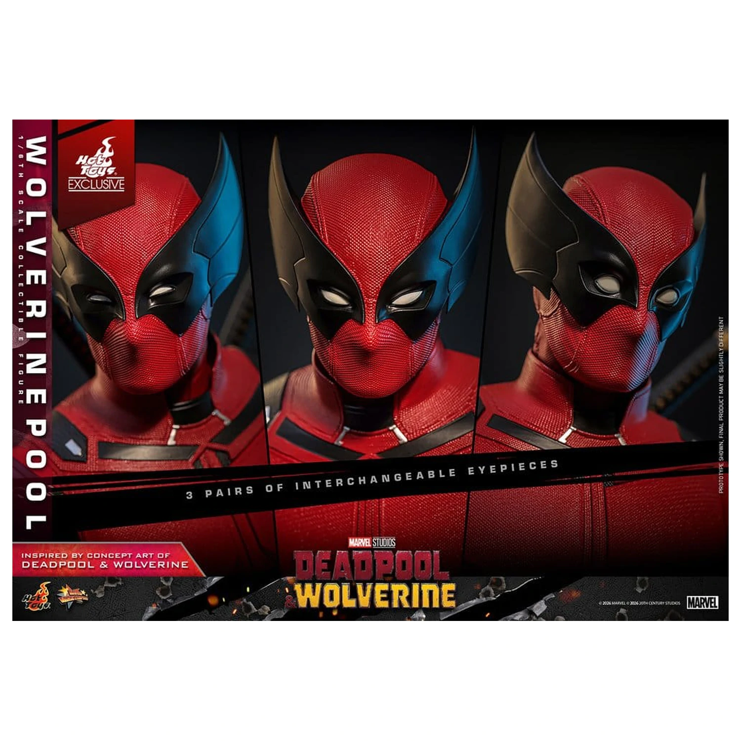 Deadpool & Wolverine Movie Masterpiece Action Figur 1/6 Wolverinepool 31 cm Produktfoto