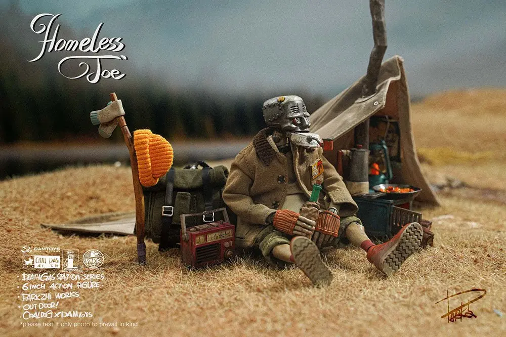 Death Gas Station Actionfigur  1/12 Homeless Joe 15 cm Produktfoto