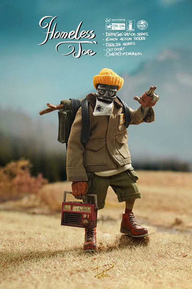 Death Gas Station Actionfigur  1/12 Homeless Joe 15 cm Produktfoto