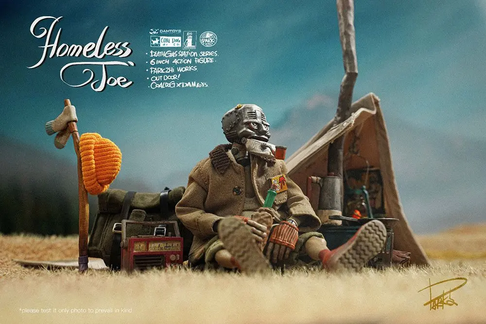 Death Gas Station Actionfigur  1/12 Homeless Joe 15 cm Produktfoto