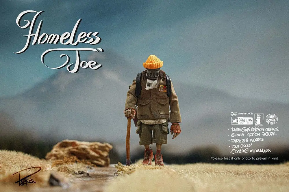 Death Gas Station Actionfigur  1/12 Homeless Joe 15 cm Produktfoto