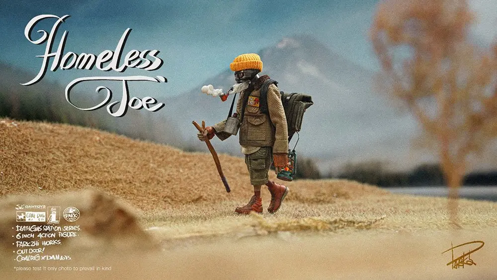 Death Gas Station Actionfigur  1/12 Homeless Joe 15 cm Produktfoto