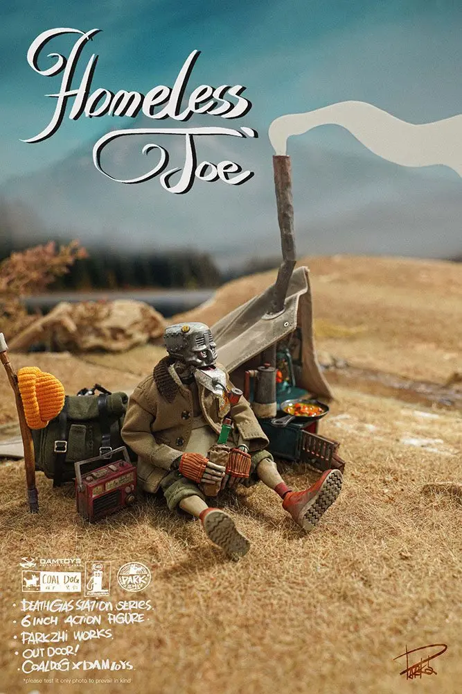 Death Gas Station Actionfigur  1/12 Homeless Joe 15 cm Produktfoto