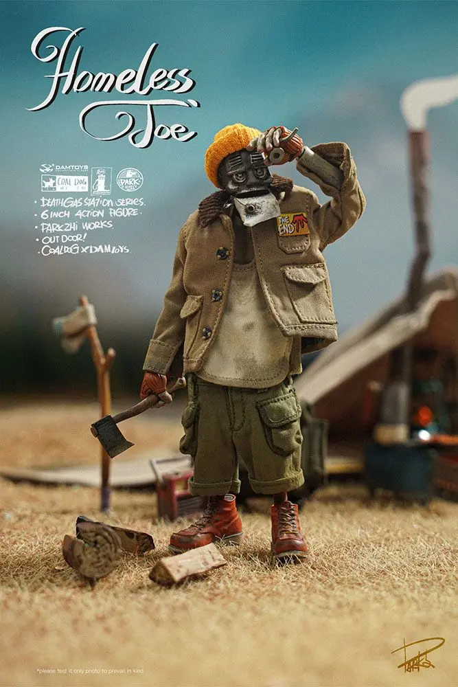 Death Gas Station Actionfigur  1/12 Homeless Joe 15 cm Produktfoto