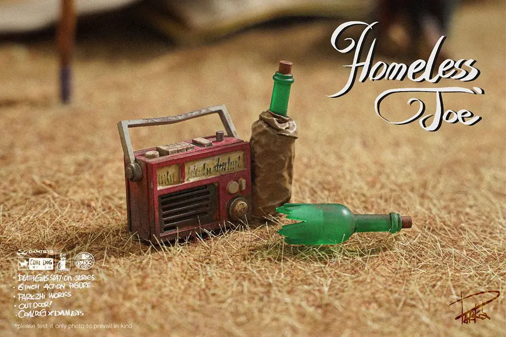 Death Gas Station Actionfigur  1/12 Homeless Joe 15 cm Produktfoto