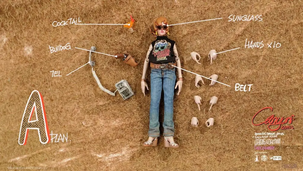 Death Gas Station Actionfigur Canyon Sisters: Mrs. T 15 cm Produktfoto