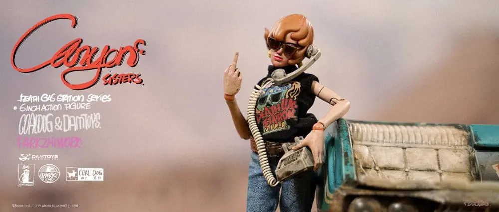 Death Gas Station Actionfigur Canyon Sisters: Mrs. T 15 cm Produktfoto