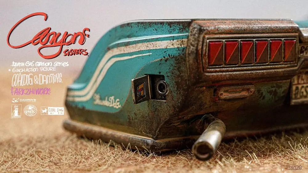 Death Gas Station Series Actionfiguren Canyon Sisters: Mrs. T & Ms. L 15 cm Produktfoto