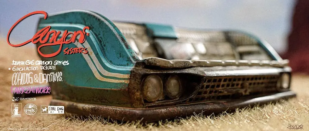 Death Gas Station Series Actionfiguren Canyon Sisters: Mrs. T & Ms. L 15 cm Produktfoto