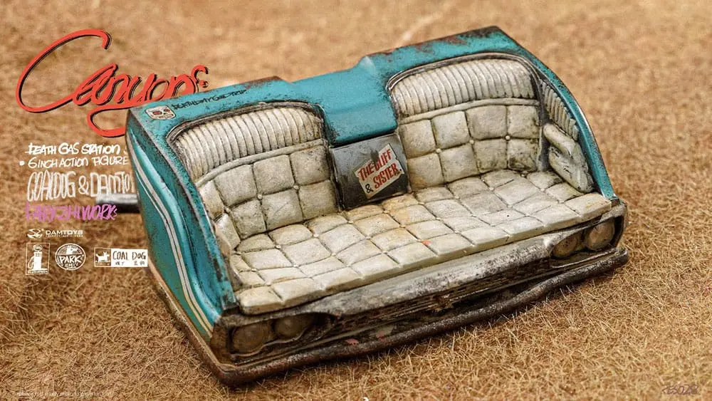 Death Gas Station Series Actionfiguren Canyon Sisters: Mrs. T & Ms. L 15 cm Produktfoto