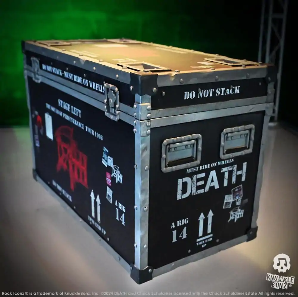 Death Rock Ikonz On Tour Road Case Statue & Bühnenhintergrund Set The Sound of Perseverance Tour 1998 termékfotó