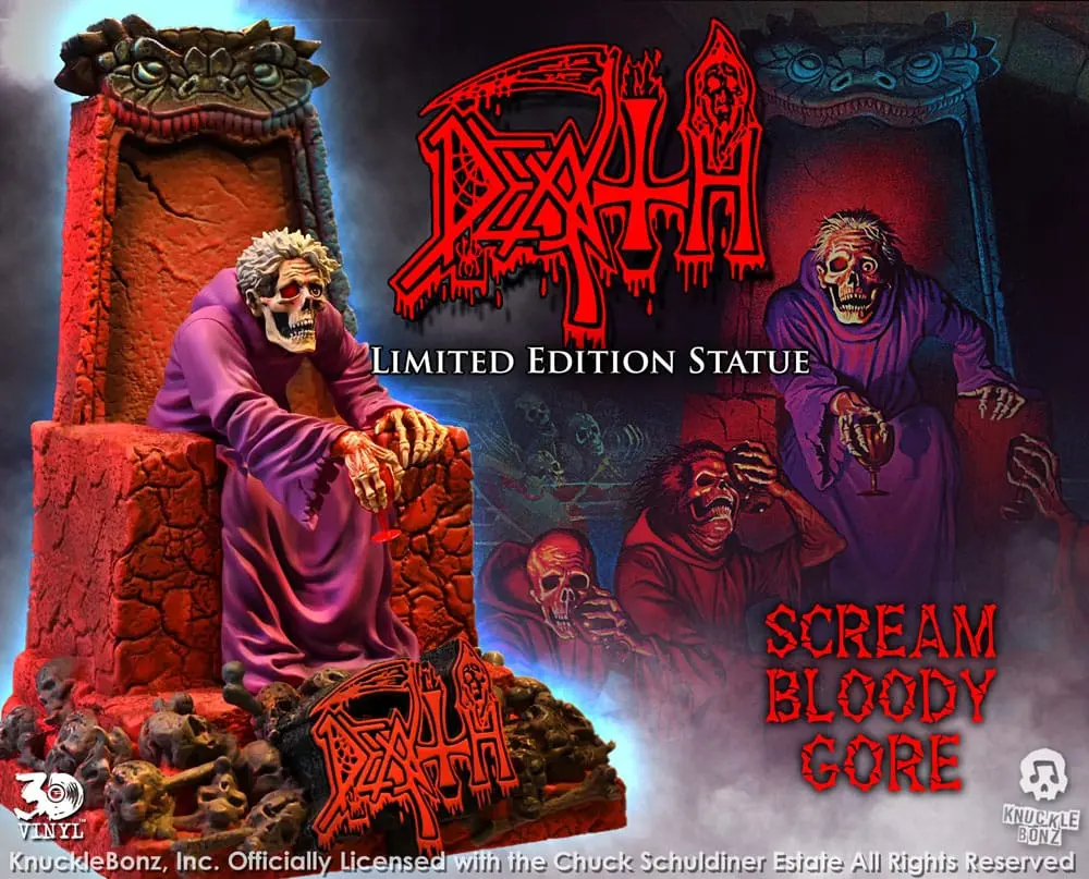 Death 3D Vinyl Statue Scream Bloody Gore 22 cm Produktfoto