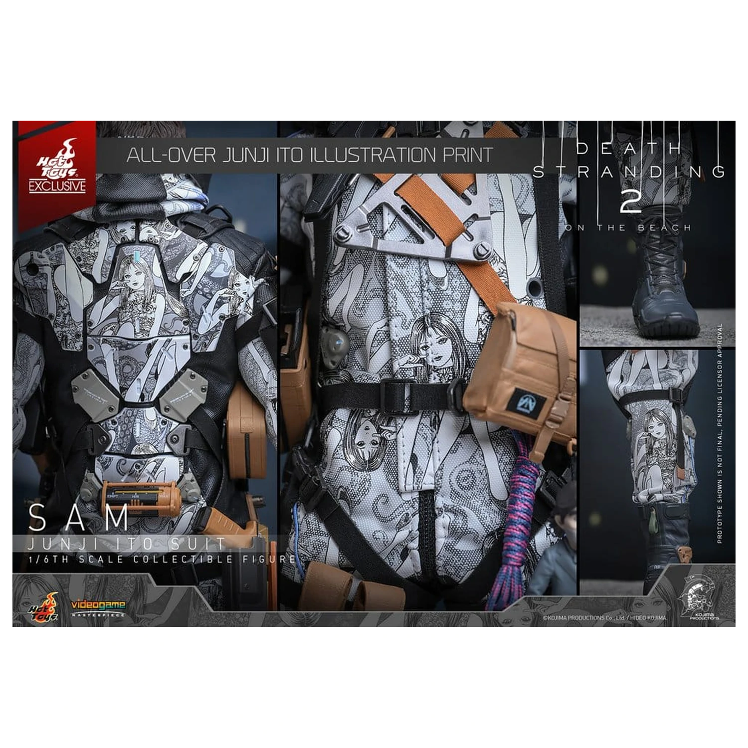 Death Stranding Actionfigur 1/6 Sam Porter Bridges (Junji Ito Suit) Produktfoto