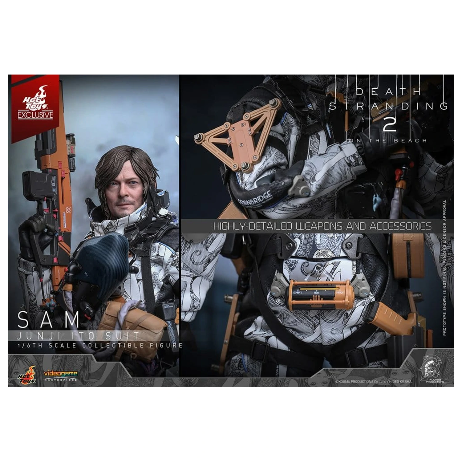 Death Stranding Actionfigur 1/6 Sam Porter Bridges (Junji Ito Suit) Produktfoto