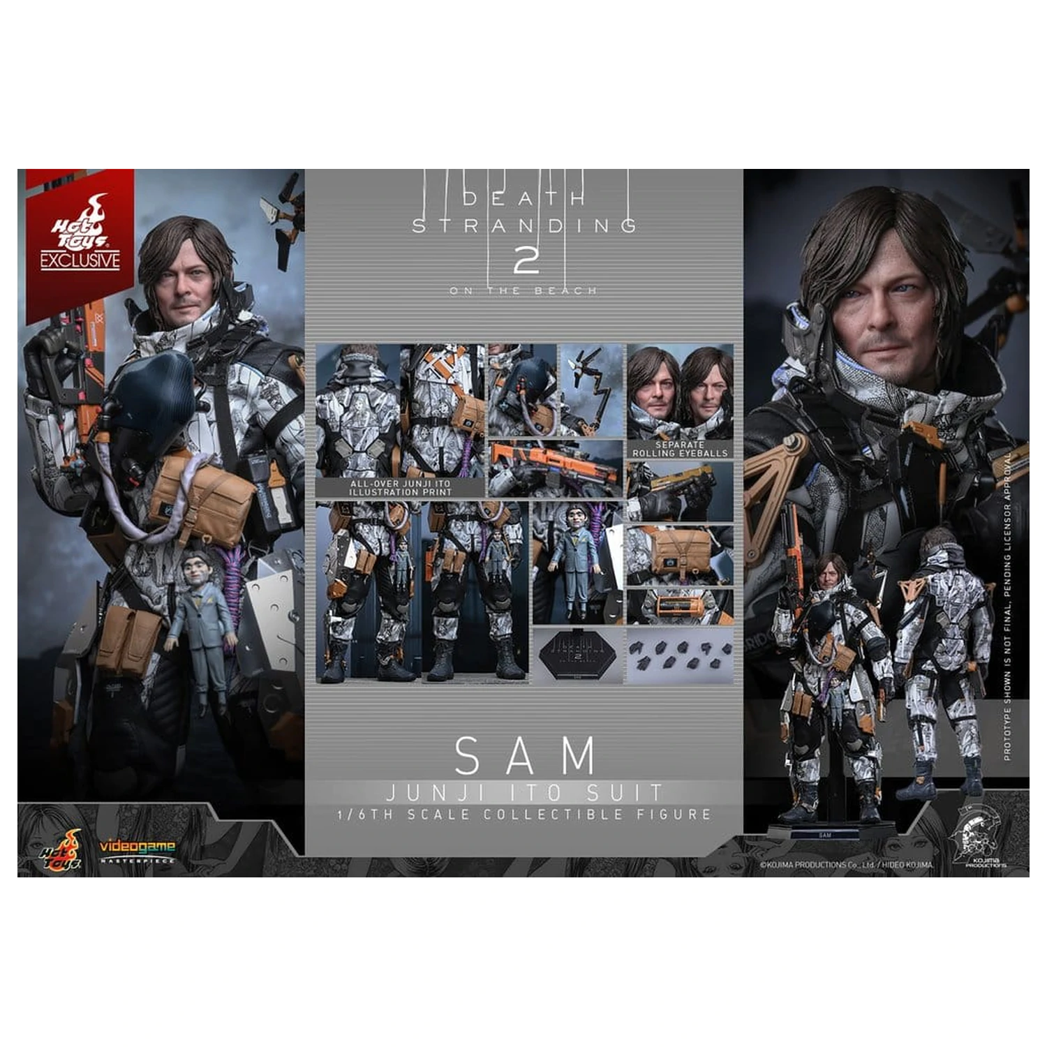 Death Stranding Actionfigur 1/6 Sam Porter Bridges (Junji Ito Suit) Produktfoto