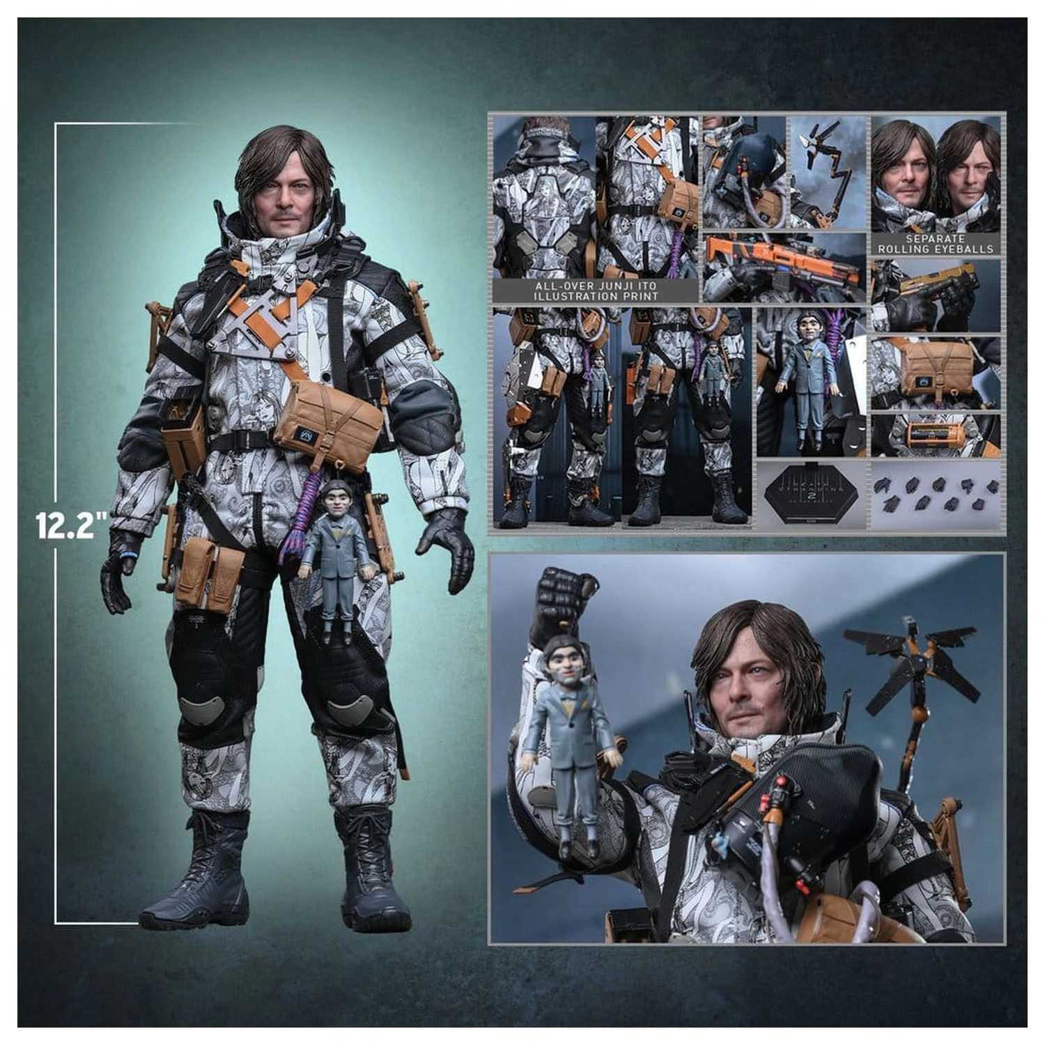 Death Stranding Actionfigur 1/6 Sam Porter Bridges (Junji Ito Suit) Produktfoto