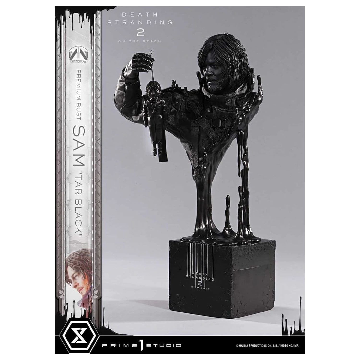 Death Stranding 2: On the Beach Premium Büste 1/3 Sam Tar Black 44 cm Produktfoto