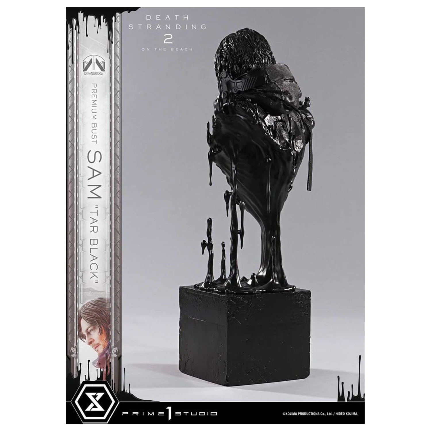Death Stranding 2: On the Beach Premium Büste 1/3 Sam Tar Black 44 cm Produktfoto