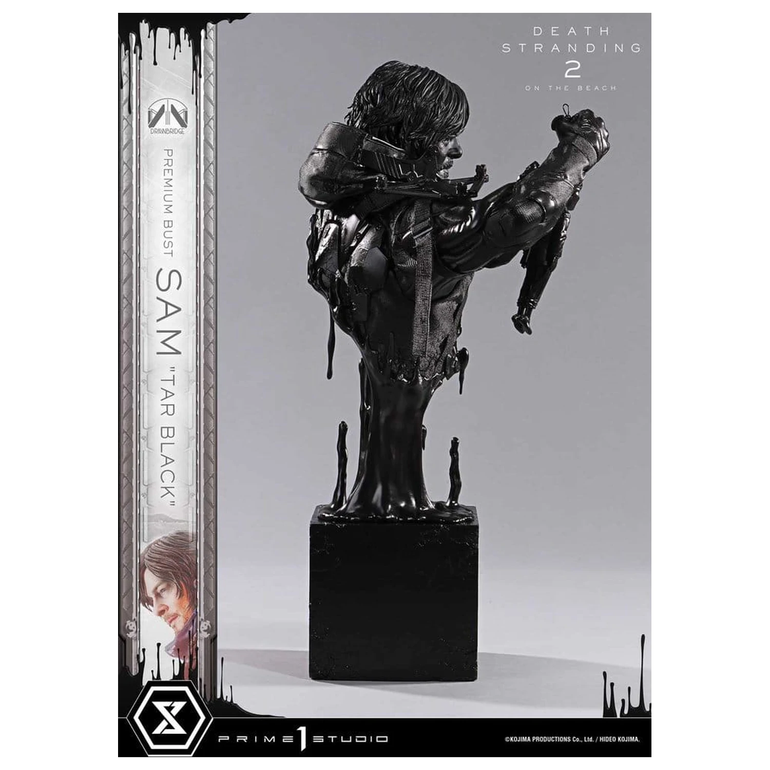 Death Stranding 2: On the Beach Premium Büste 1/3 Sam Tar Black 44 cm Produktfoto