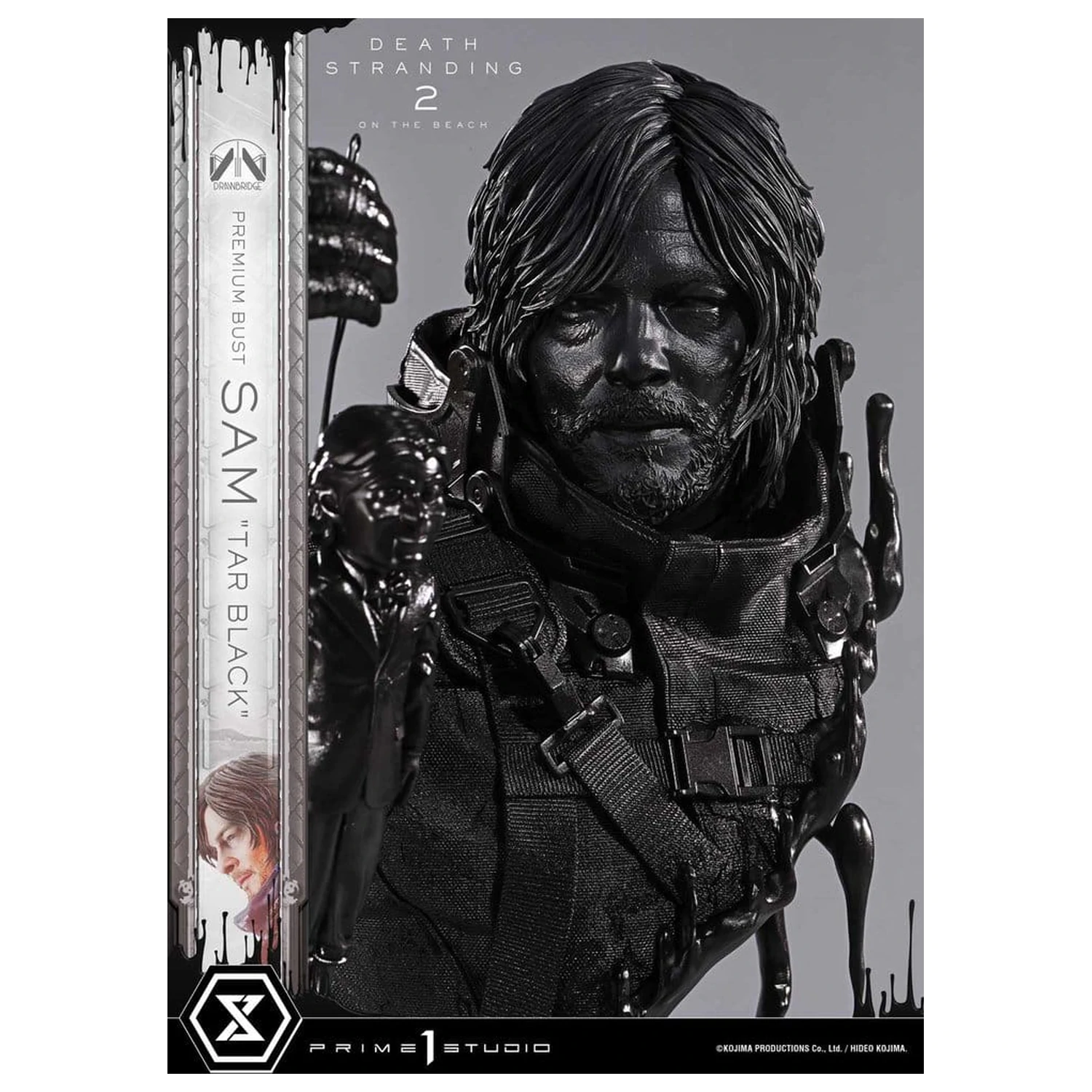 Death Stranding 2: On the Beach Premium Büste 1/3 Sam Tar Black 44 cm Produktfoto