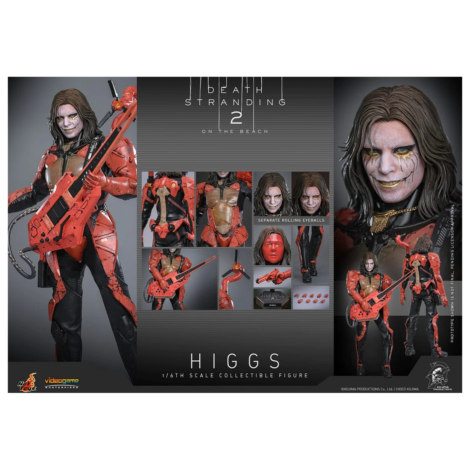 Death Stranding 2: On the Beach Videospiel Meisterwerk Actionfigur 1/6 Higgs 33 cm Produktfoto