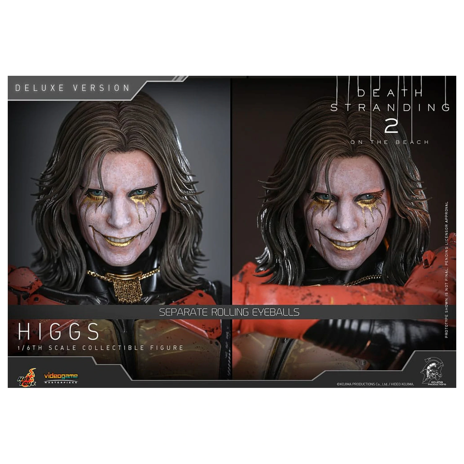 Death Stranding 2: On the Beach Videospiel Meisterwerk Actionfigur 1/6 Higgs (Deluxe Version) 33 cm Produktfoto