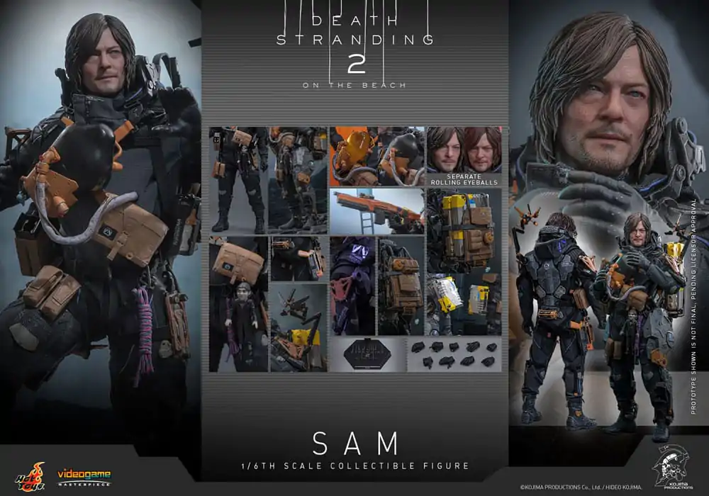 Death Stranding 2: On the Beach Videospiel Meisterwerk Action-Figur 1/6 Sam 31 cm Produktfoto