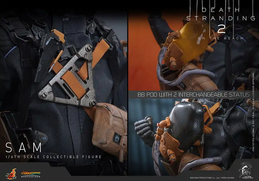 Death Stranding 2: On the Beach Videospiel Meisterwerk Action-Figur 1/6 Sam 31 cm Produktfoto