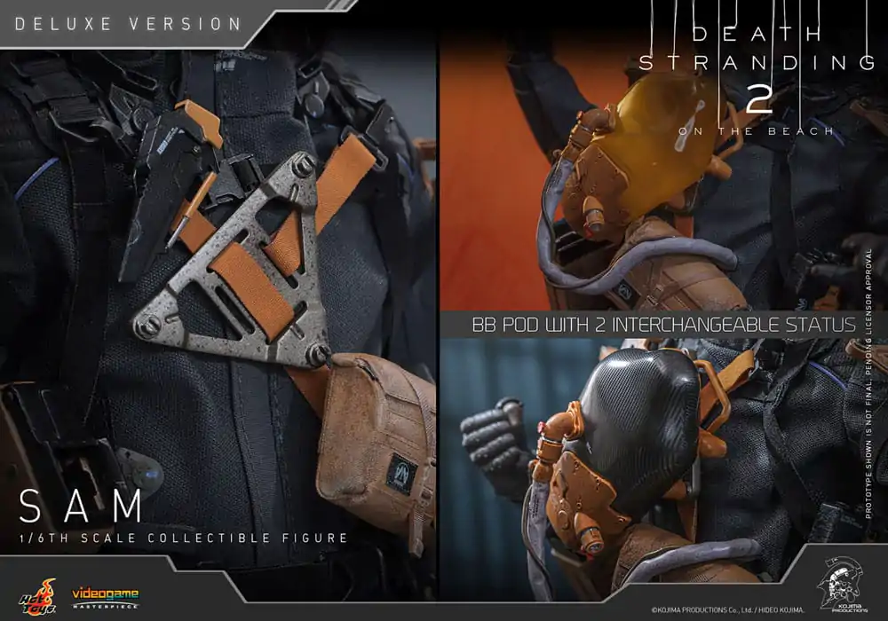 Death Stranding 2: On the Beach Videospiel Meisterwerk Action Figur 1/6 Sam (Deluxe Version) 31 cm Produktfoto