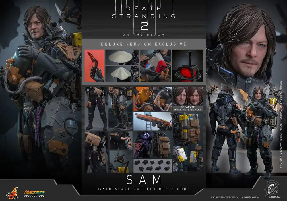 Death Stranding 2: On the Beach Videospiel Meisterwerk Action Figur 1/6 Sam (Deluxe Version) 31 cm Produktfoto