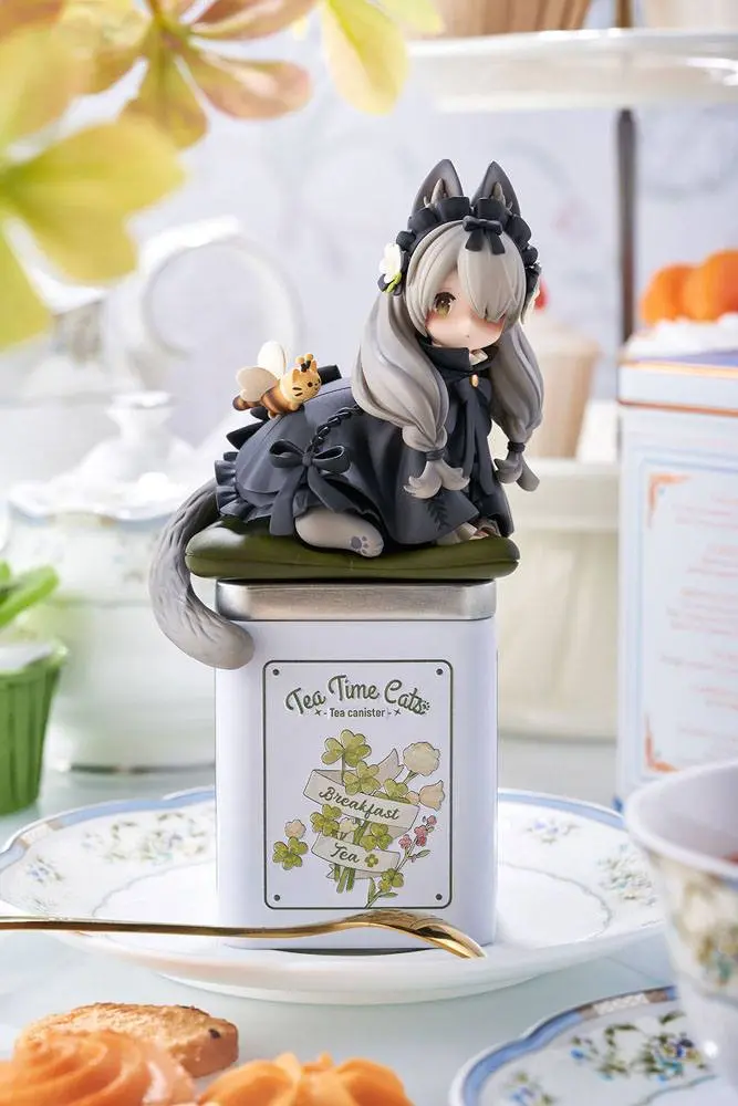 Decorated Life Collection PVC Statue Tea Time Cats British Shorthair 18 cm Produktfoto