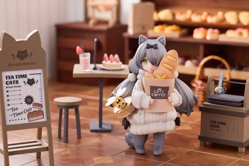 Decorated Life Collection PVC Statue Tea Time Cats - Cat Town Bakery Staff &amp; Customer Set 12 cm Produktfoto