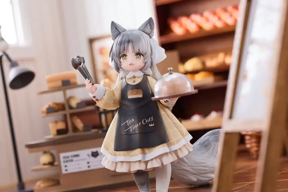 Decorated Life Collection PVC Statue Tea Time Cats - Cat Town Bakery Staff &amp; Customer Set 12 cm Produktfoto