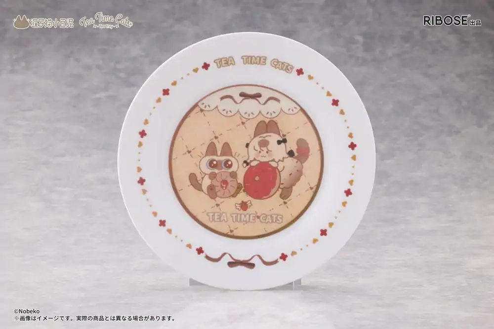 Decorated Life Collection PVC Statue Tea Time Cats x Siamese Cat Azuki-san Friendship Collaboration Exklusives Set 18 cm Produktfoto