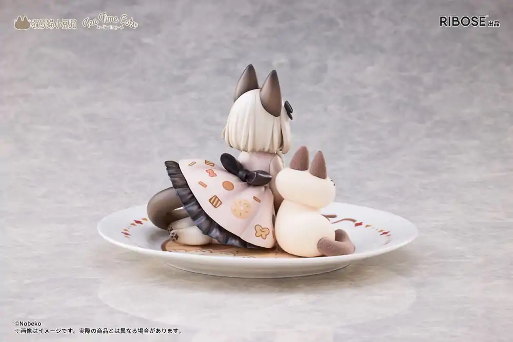 Decorated Life Collection PVC Statue Tea Time Cats x Siamese Cat Azuki-san Friendship Collaboration Exklusives Set 18 cm Produktfoto