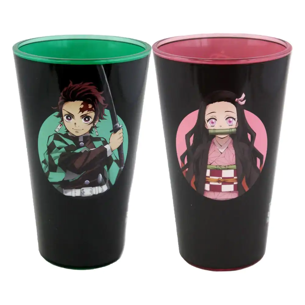 Demon Slayer Trinkgläser 2er-Pack Tanjiro & Nezuko 473 ml Produktfoto