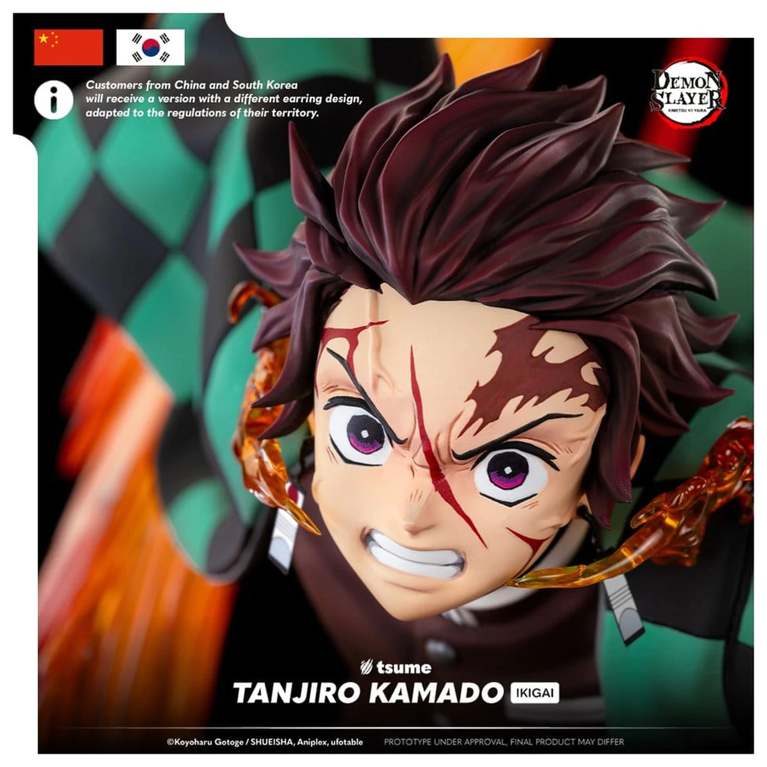 Demon Slayer IKIGAI Figur 1/6 Tanjiro Kamado 44 cm Produktfoto