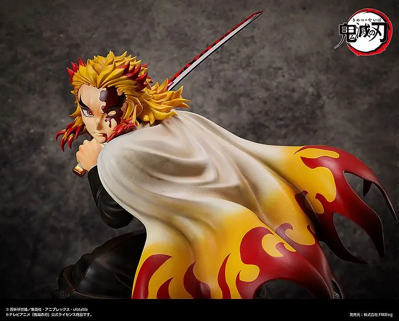 Demon Slayer: Kimetsu no Yaiba Statue 1/4 Kyojuro Rengoku 42 cm termékfotó