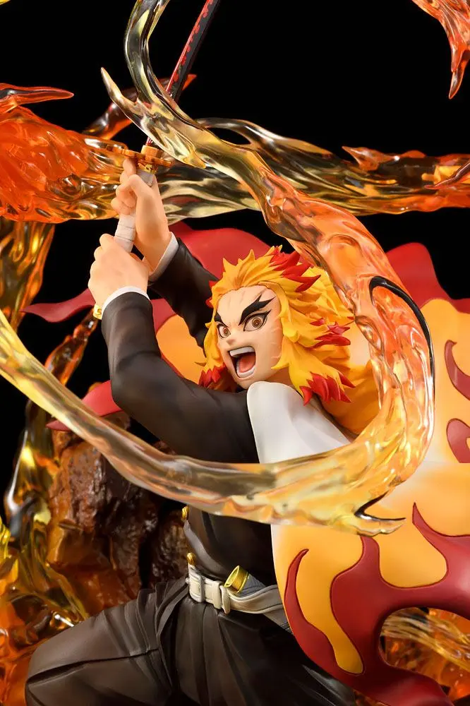 Demon Slayer: Kimetsu no Yaiba Statue 1/8 Kyojuro Rengoku DX Ver. (re-run) 35 cm Produktfoto