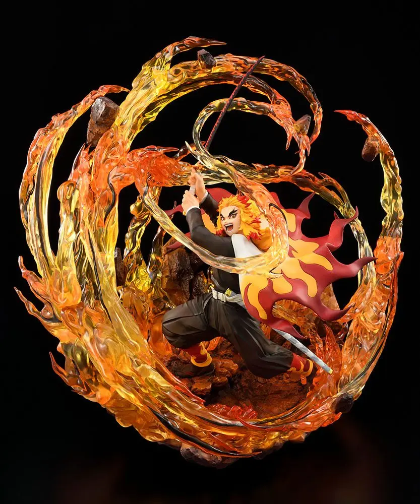 Demon Slayer: Kimetsu no Yaiba Statue 1/8 Kyojuro Rengoku DX Ver. (re-run) 35 cm Produktfoto