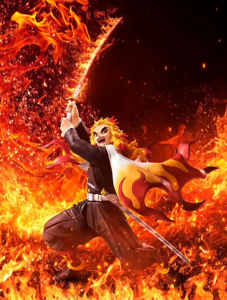 Demon Slayer: Kimetsu no Yaiba Statue 1/8 Kyojuro Rengoku DX Ver. (re-run) 35 cm Produktfoto